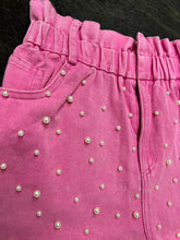 Load image into Gallery viewer, Pink Pearl Paperbag Shorts
