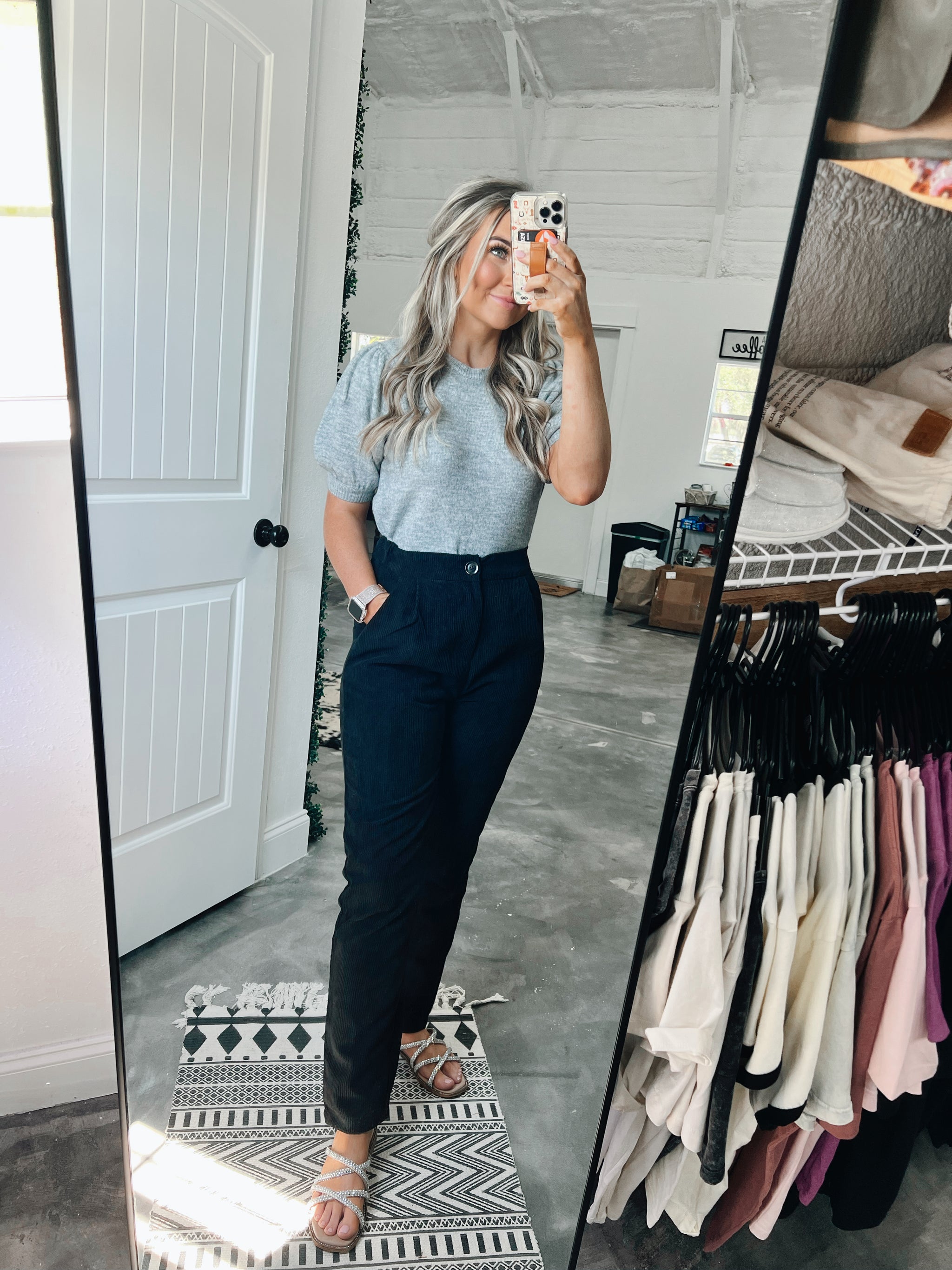 Black Corduroy Pants
