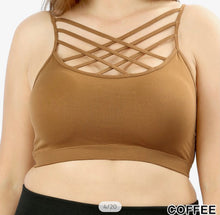 Load image into Gallery viewer, Criss-cross Bralette (Plus Size)FINAL SALE
