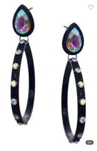 Load image into Gallery viewer, Teardrop Shaped with Crystal Earrings
