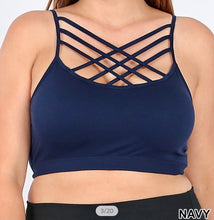 Load image into Gallery viewer, Criss-cross Bralette (Plus Size)FINAL SALE
