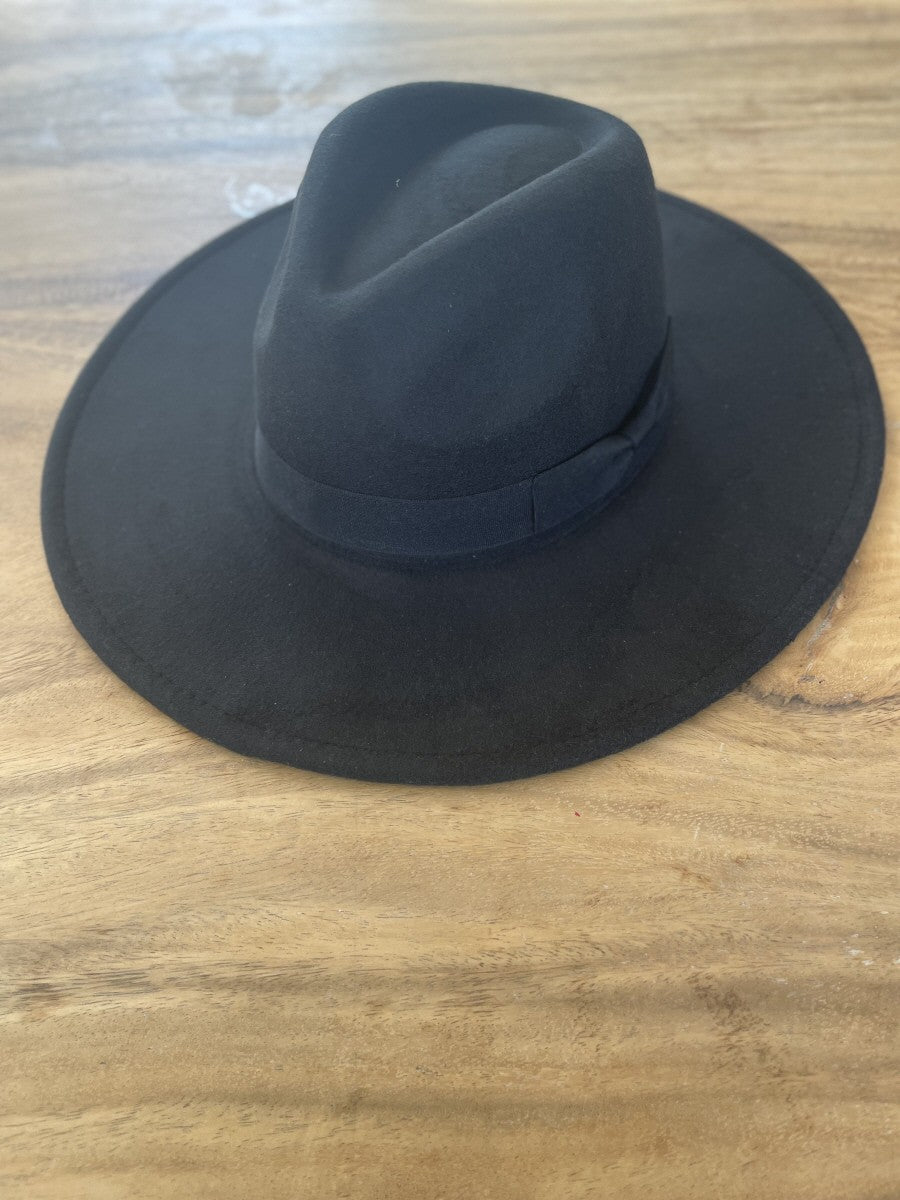 Black Brim Hat