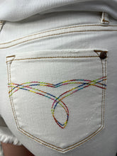 Load image into Gallery viewer, Judy Blue Ecru Embroidery Shorts
