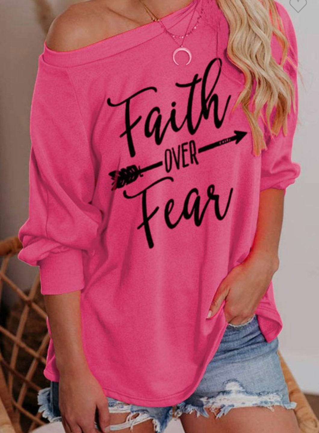 Faith over Fear Top