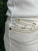 Load image into Gallery viewer, Judy Blue Ecru Embroidery Shorts
