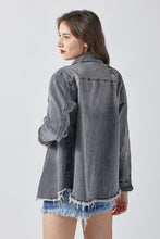 Load image into Gallery viewer, Gray Vintage Denim Shirt
