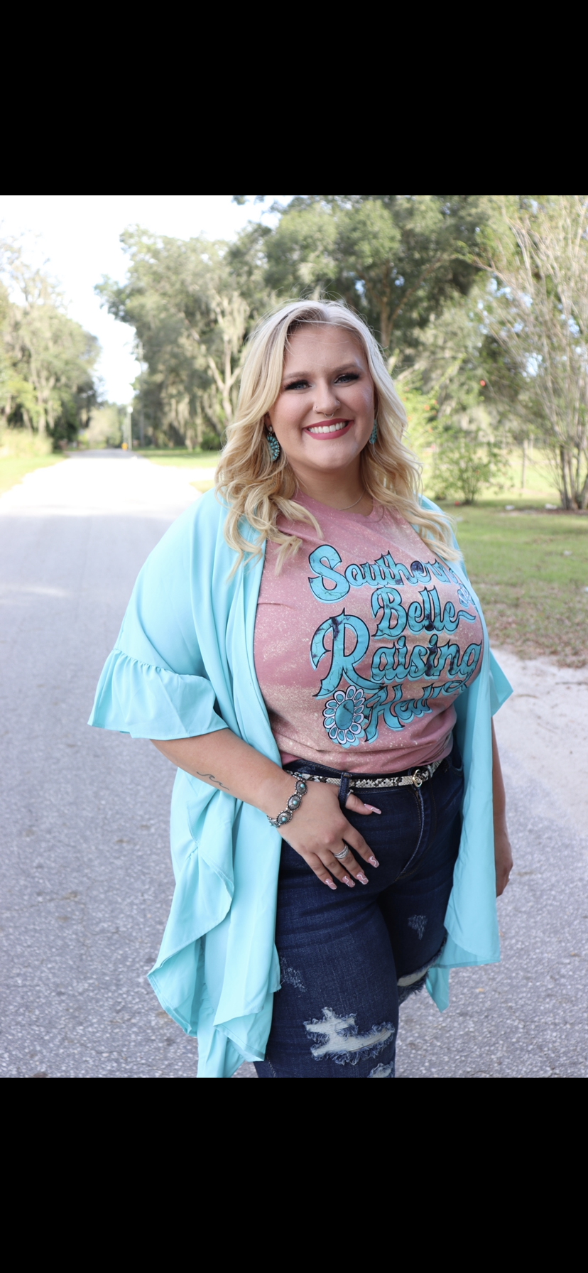 Ruffled Kimono